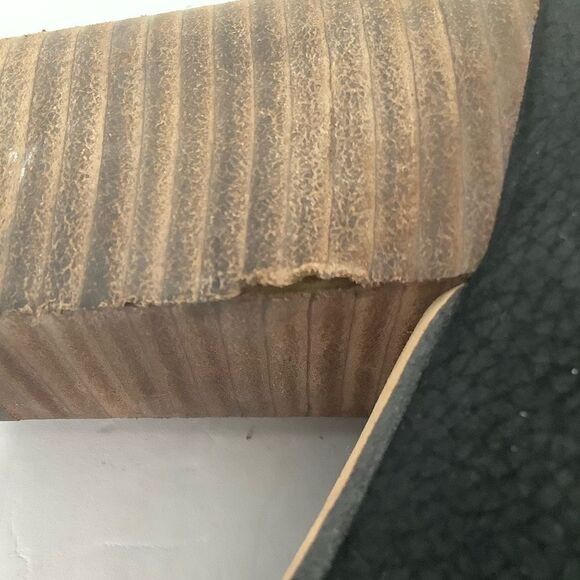 Cole Haan NikeAir Chelsea Black Leather Suede Women’s Ankle Boots Sz 8.5 - Picture 11 of 13